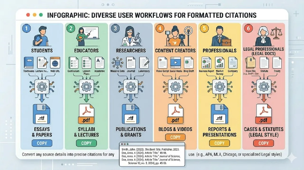 Top Uses of a Citation Generator for Students, Professionals & Bloggers