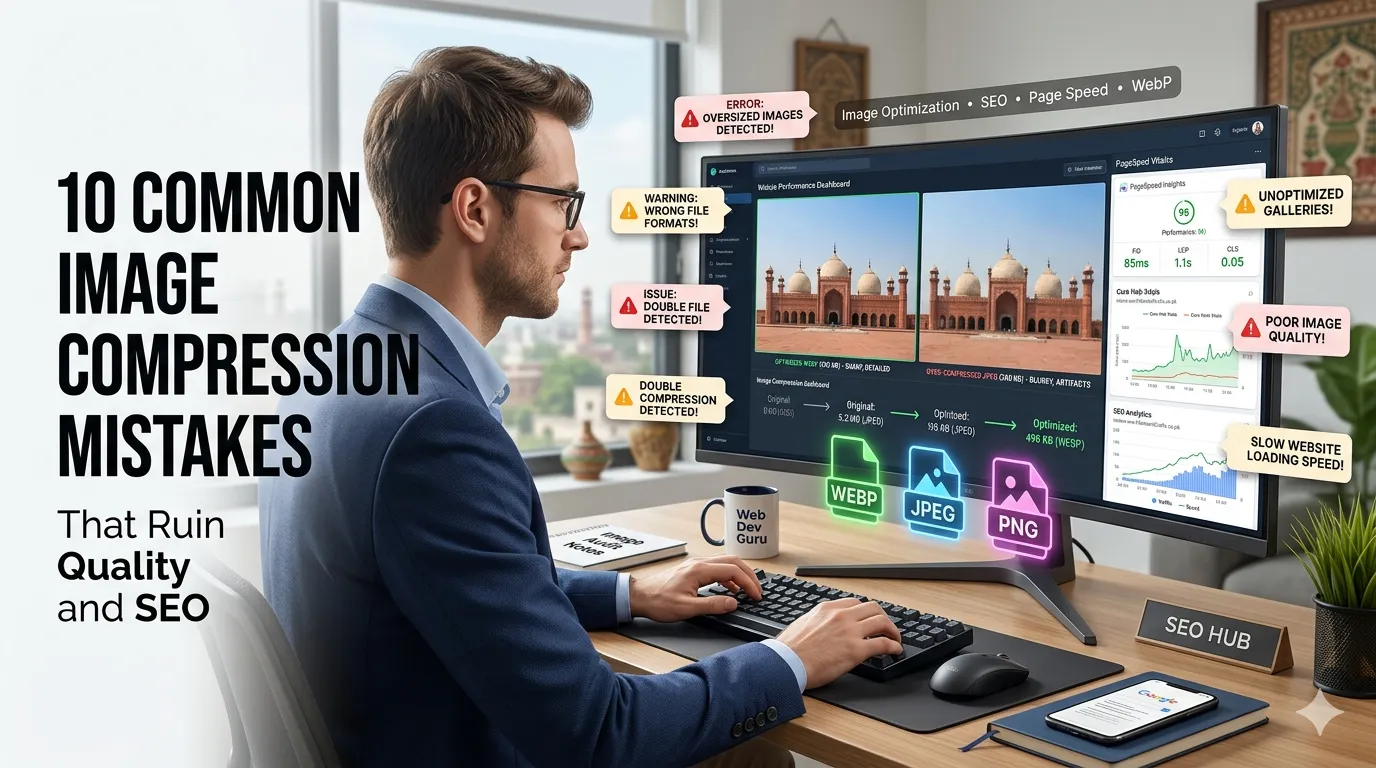 10 Common Image Compression Mistakes That Ruin Quality and SEO