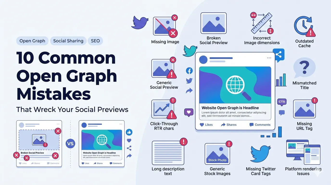 10 Common Open Graph Mistakes That Wreck Your Social Previews