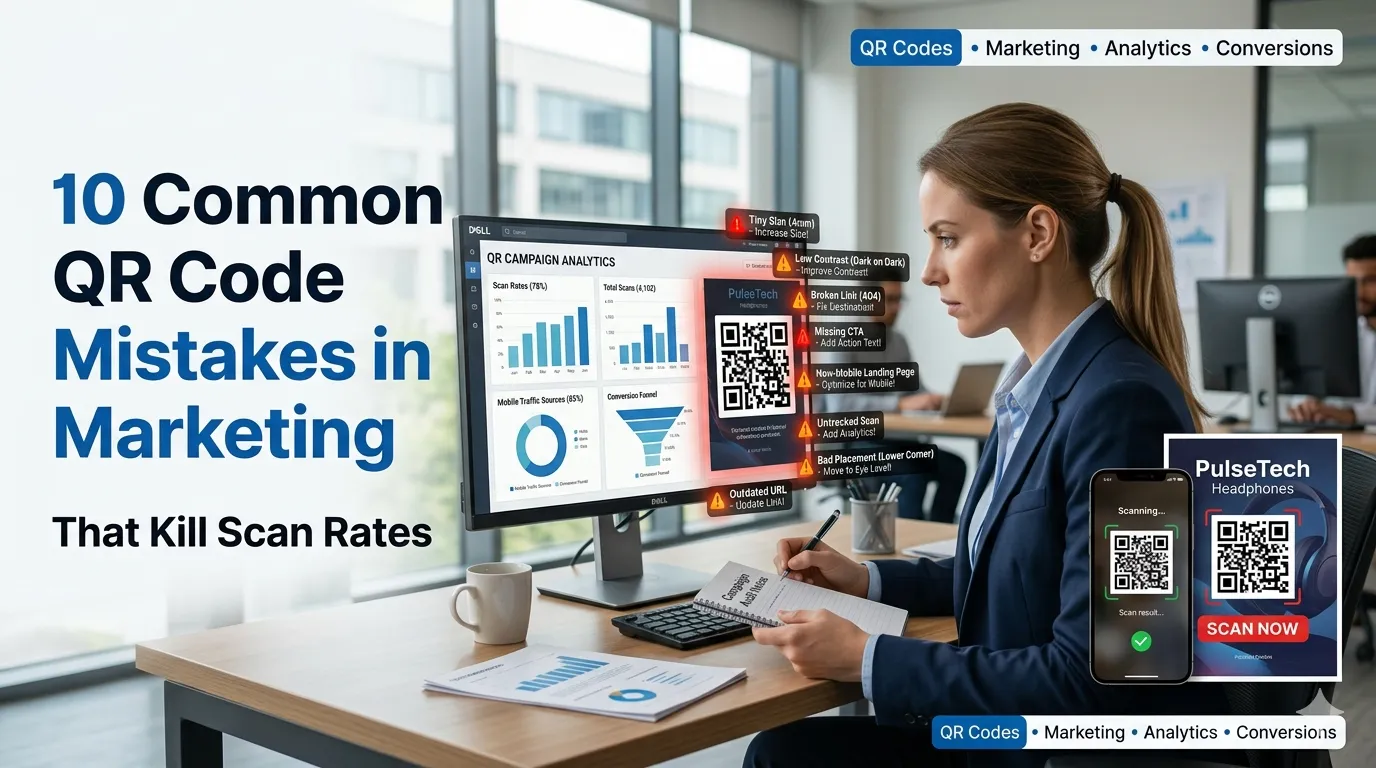 10 Common QR Code Mistakes in Marketing That Kill Scan Rates