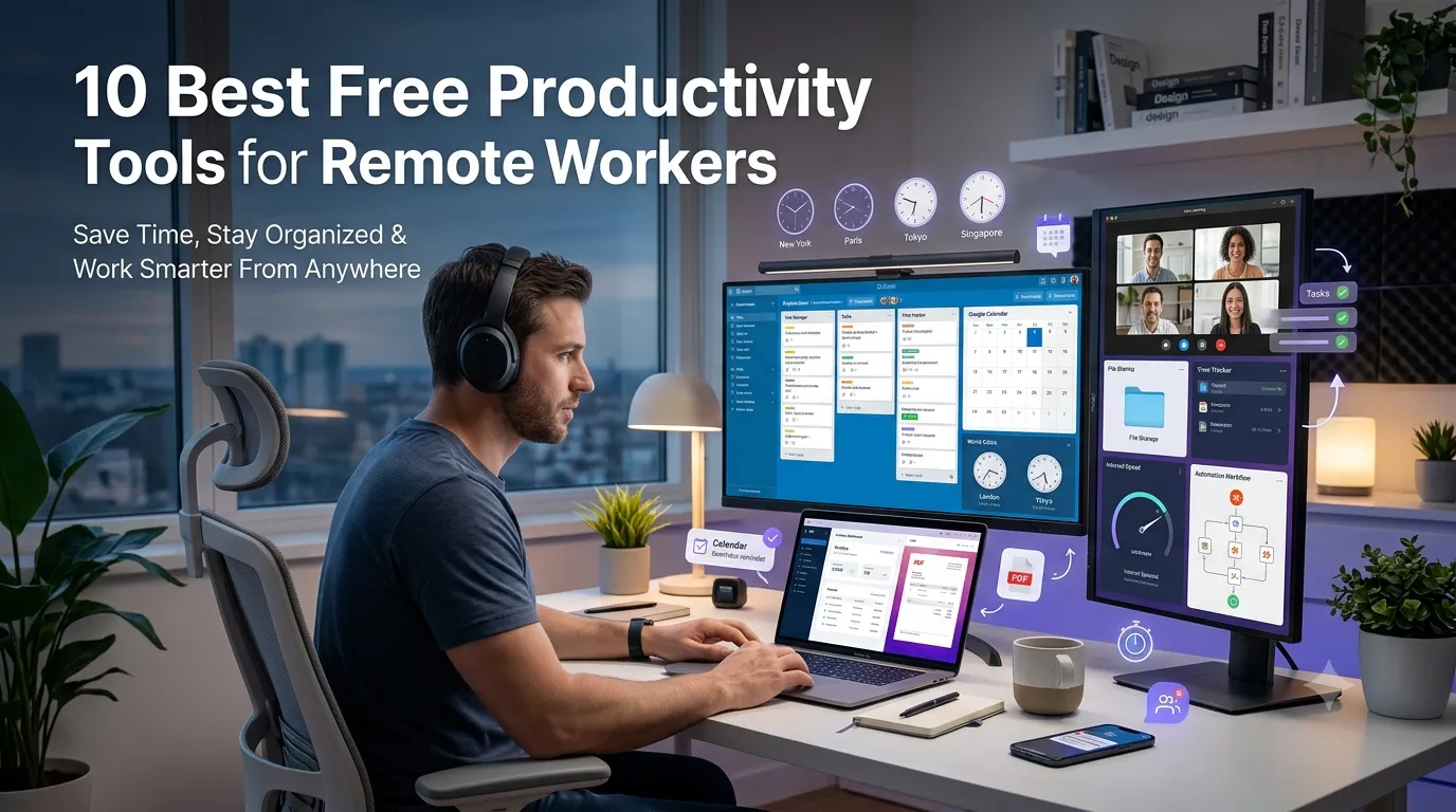 10 best free productivity tools for remote workers