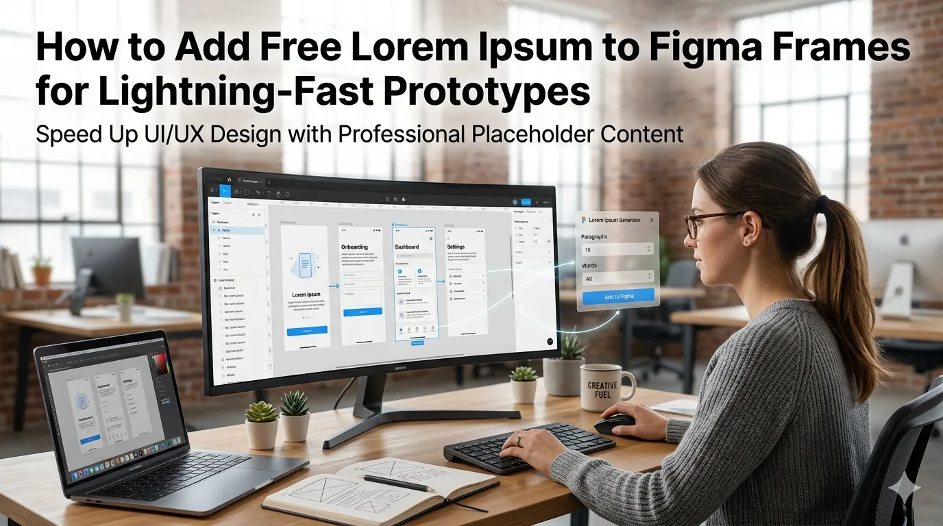 How to Add Free Lorem Ipsum to Figma Frames for Lightning-Fast Prototypes
