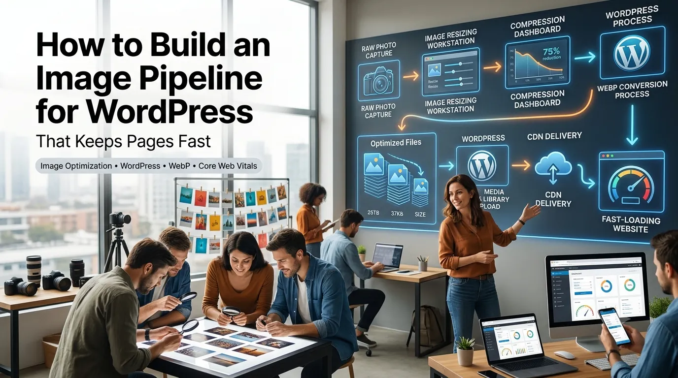 How to Build an Image Pipeline for WordPress That Keeps Pages Fast