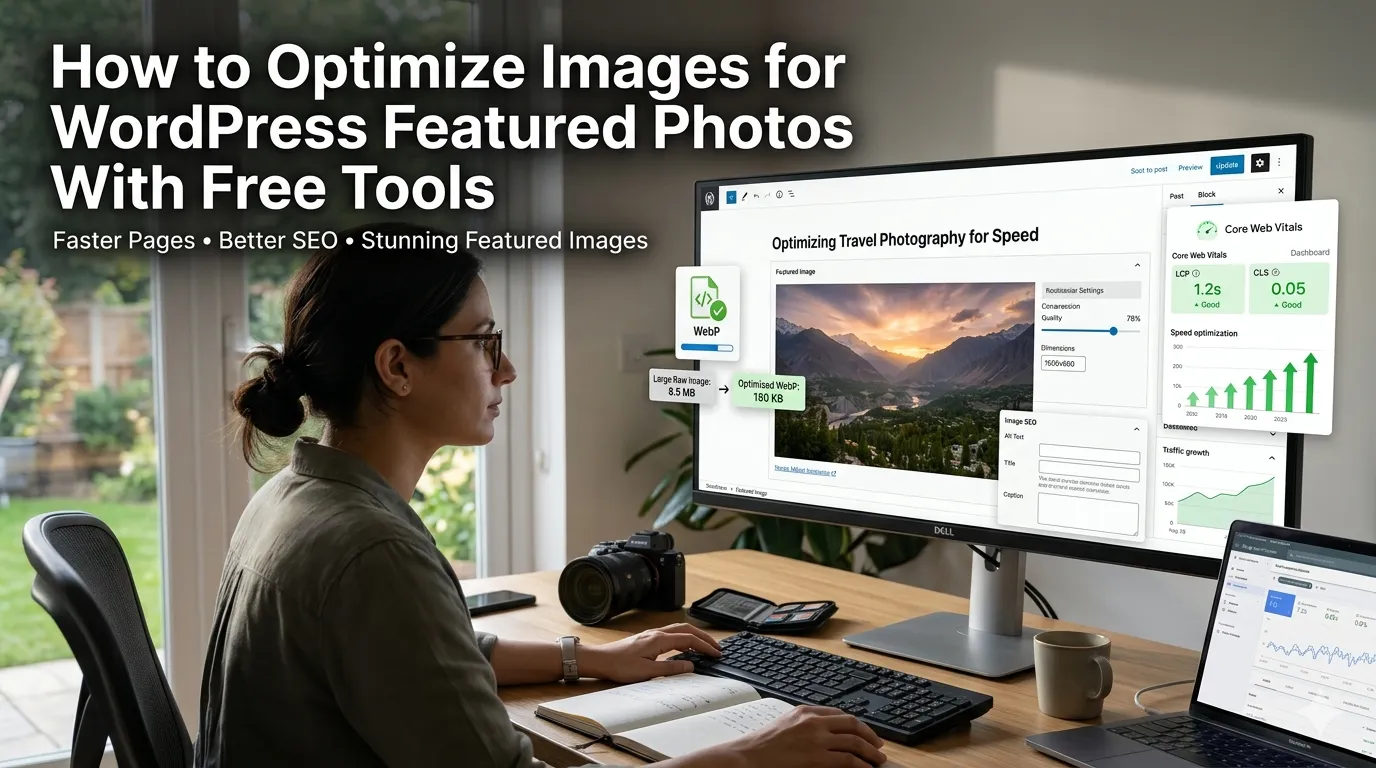 optimize images for WordPress featured photos