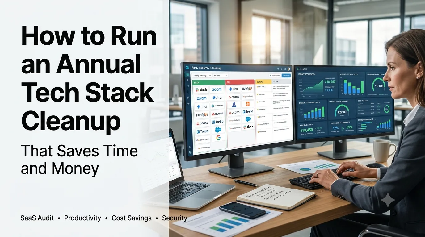 How to Run an Annual Tech Stack Cleanup That Saves Time and Money