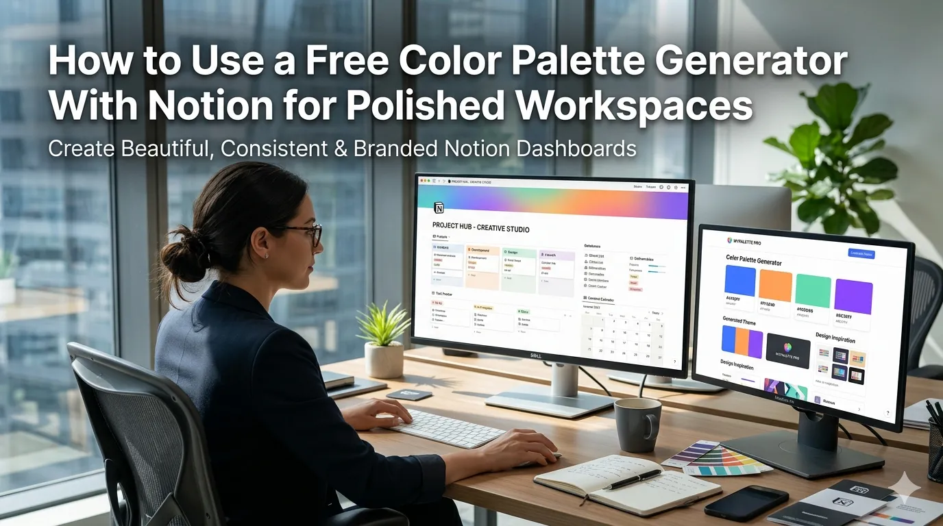 How to Use a Free Color Palette Generator With Notion for Polished Workspaces
