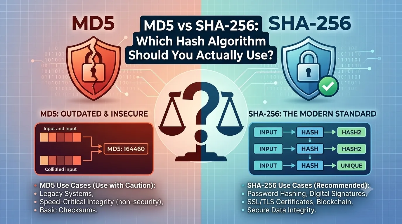 MD5 vs SHA-256