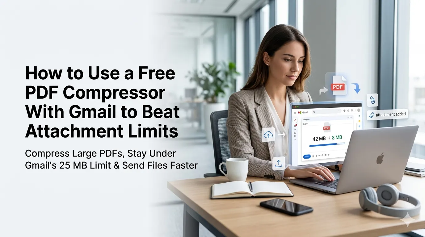 PDF compressor with Gmail