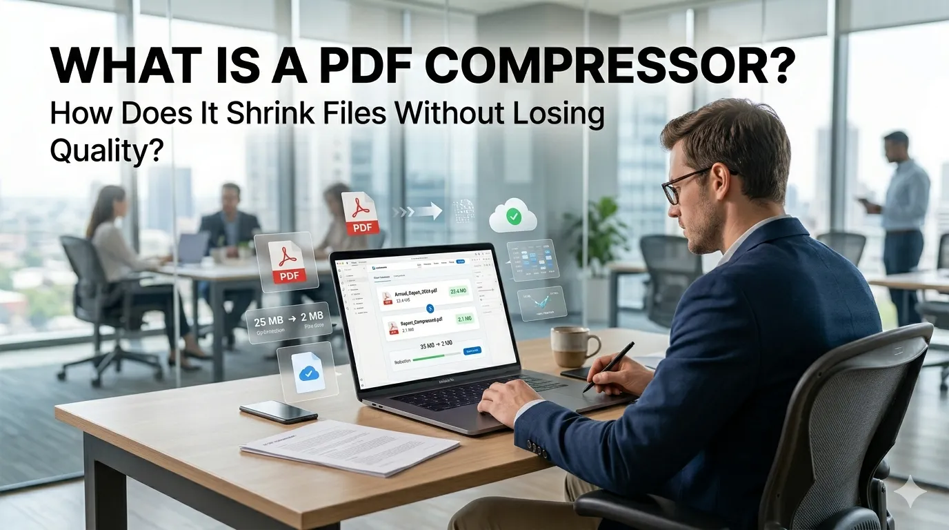 What is a PDF Compressor and How Does It Shrink Files Without Losing Quality?