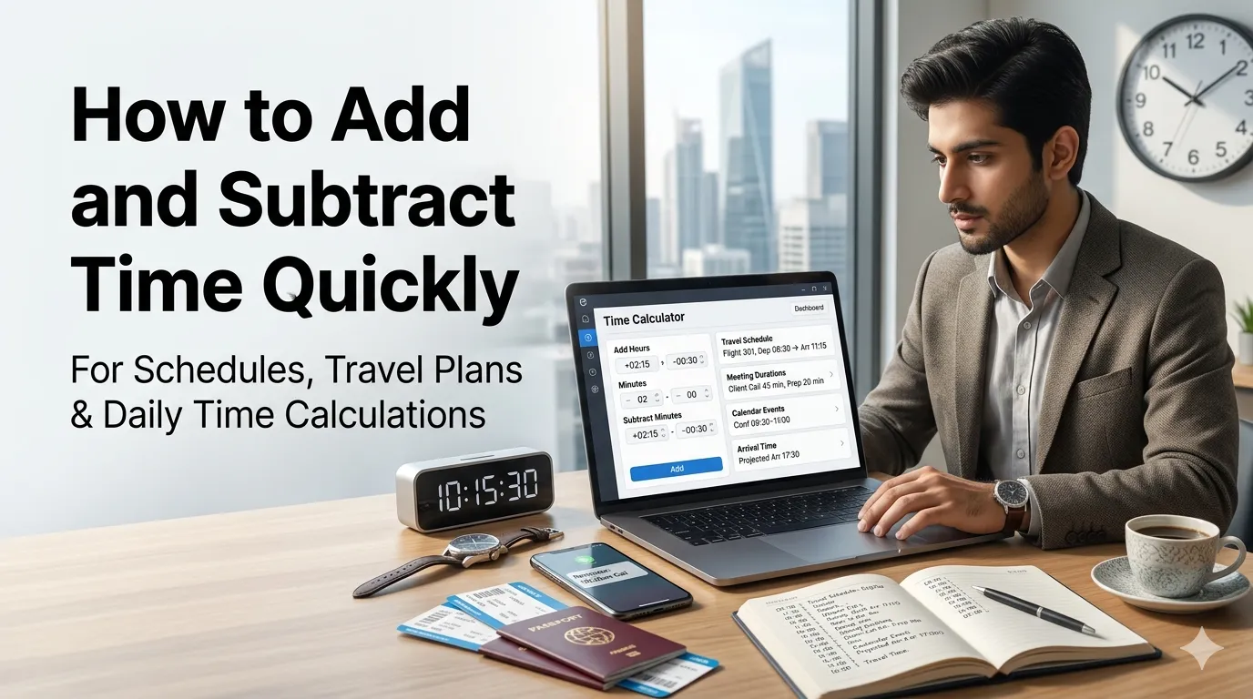 add and subtract time