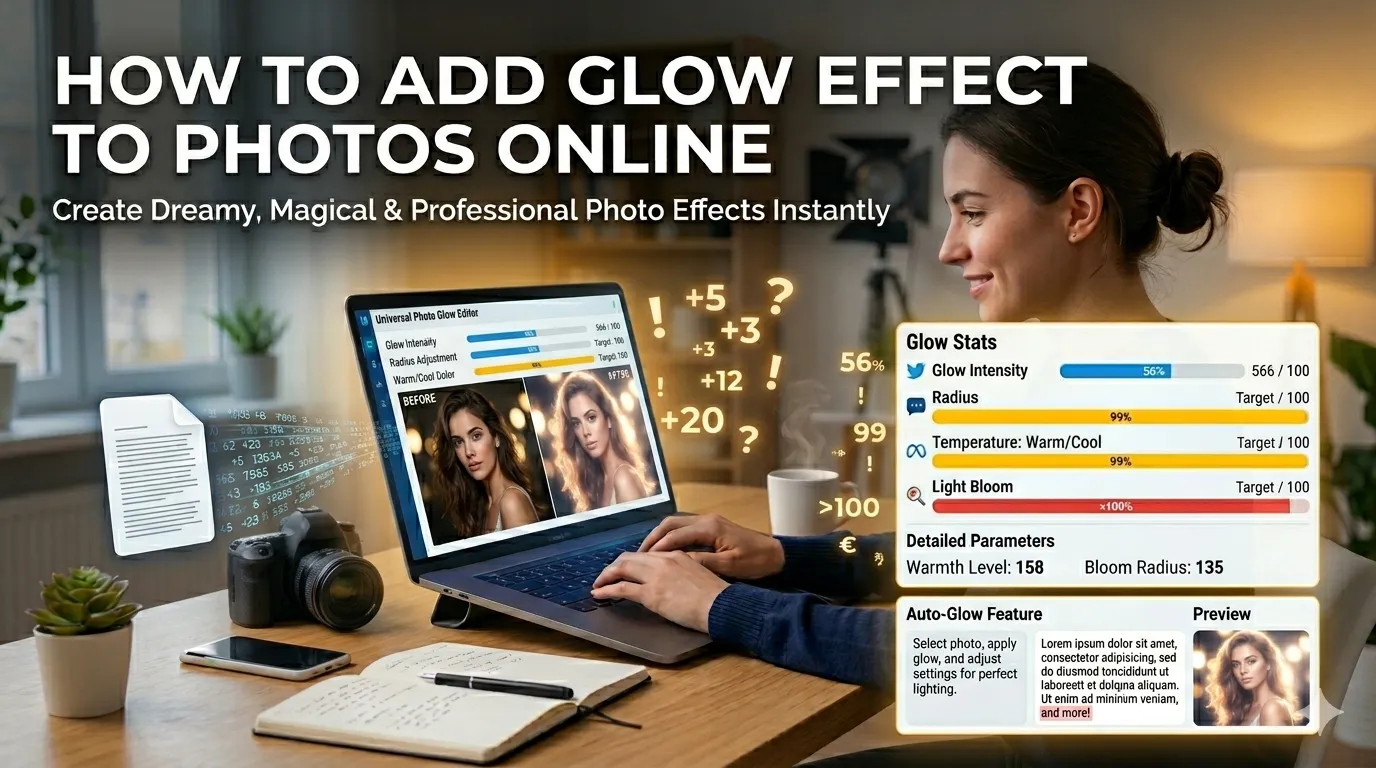 add glow effect to photos