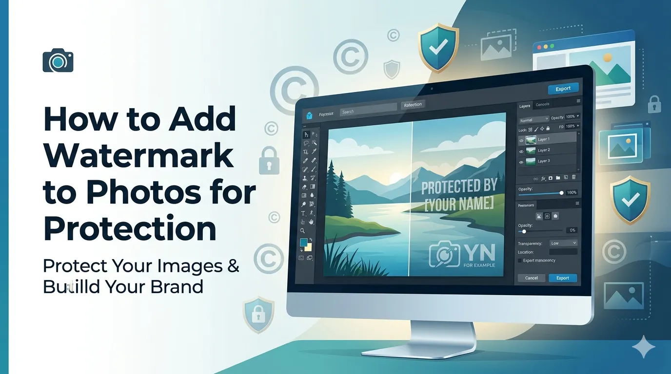 add watermark to photos