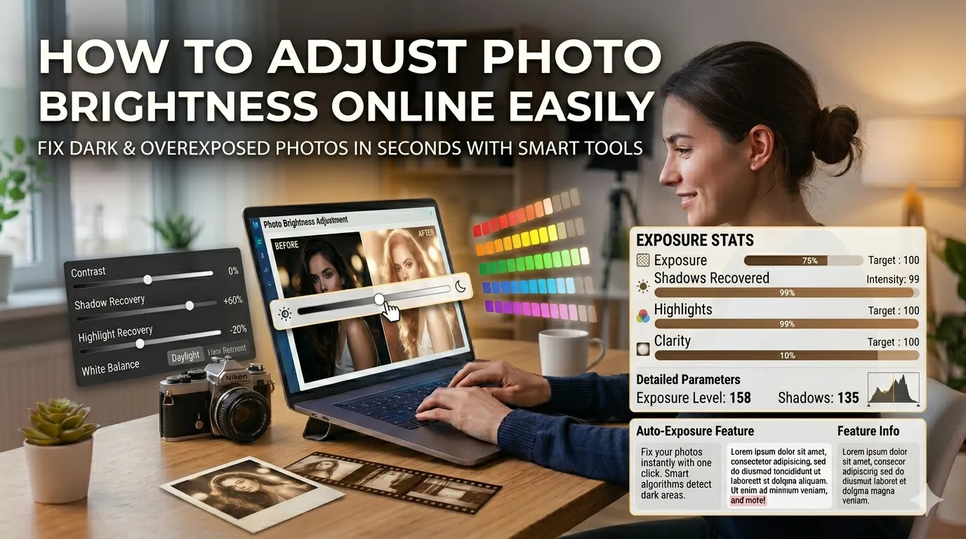 adjust photo brightness