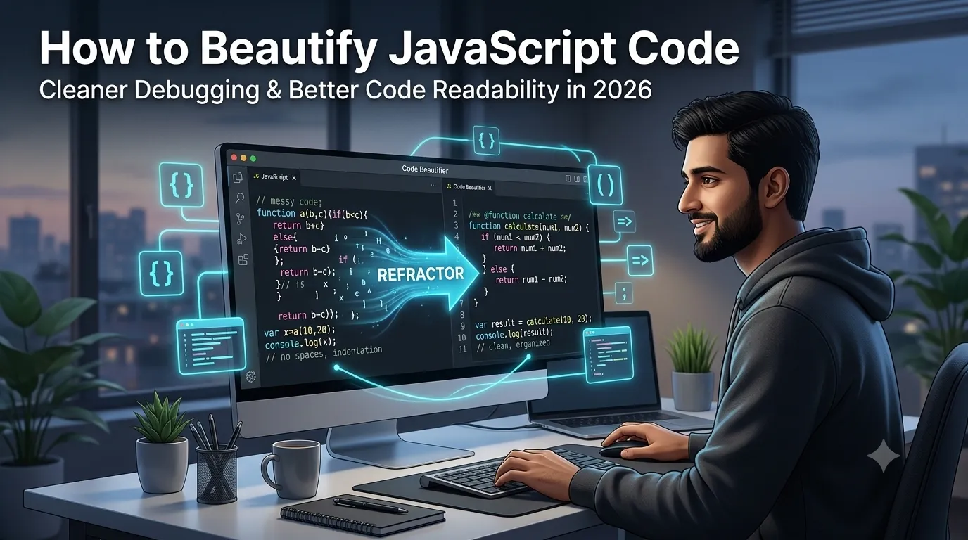beautify JavaScript code
