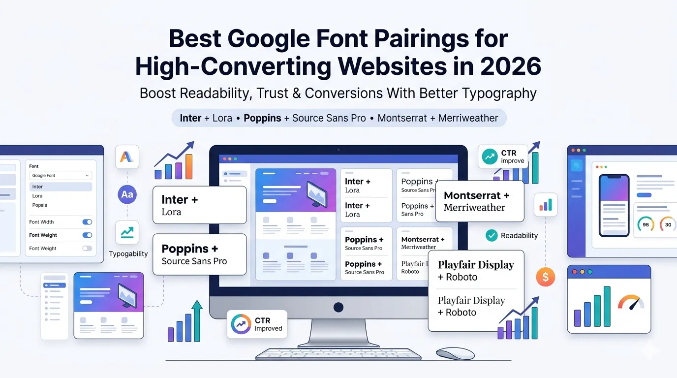 best Google font pairings