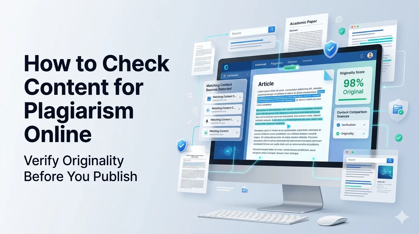 check content for plagiarism