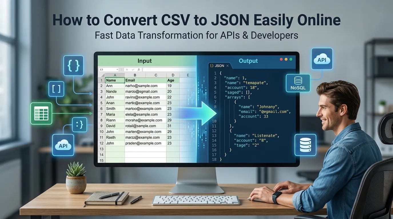 convert CSV to JSON