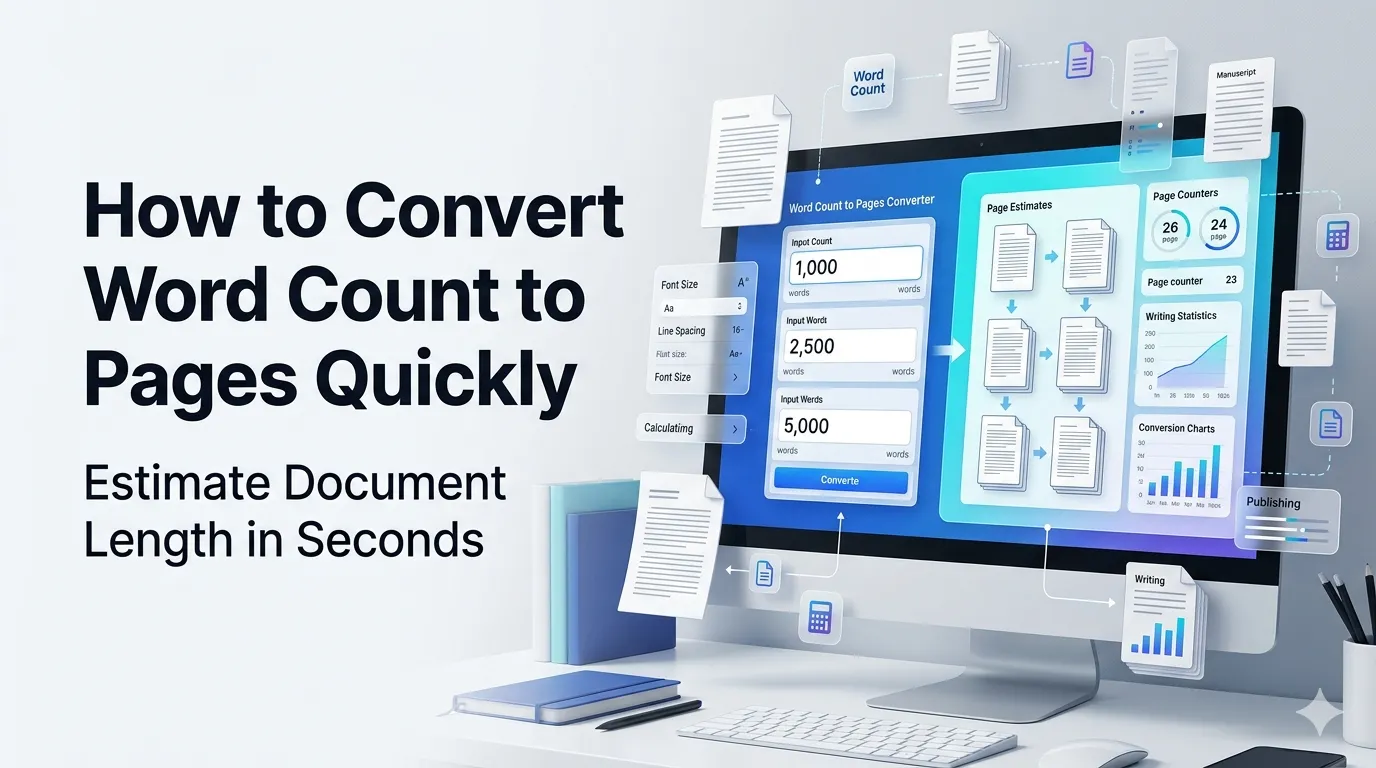 convert word count to pages
