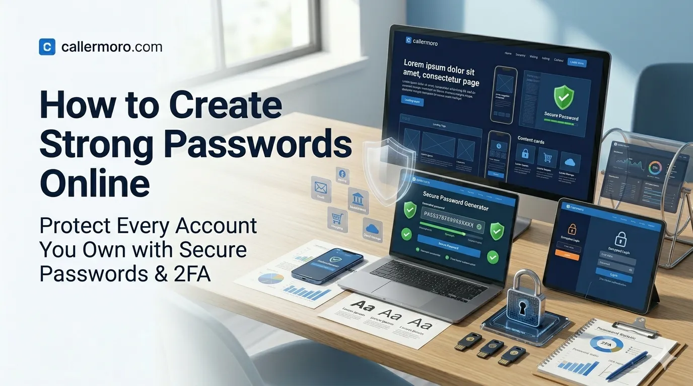 create strong passwords