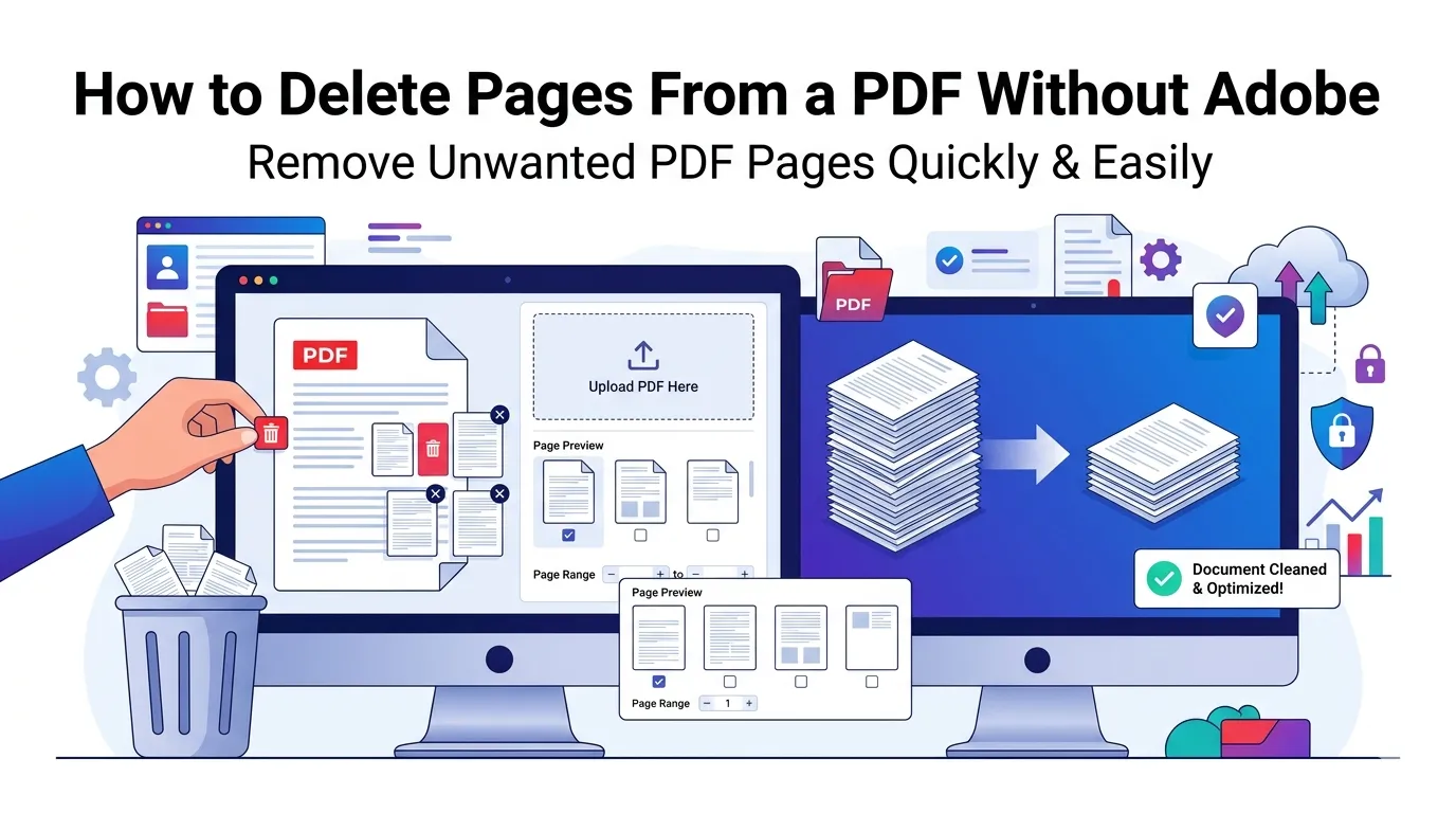 delete pages from a PDF