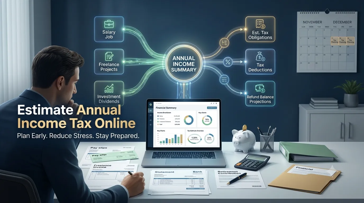 estimate annual income tax