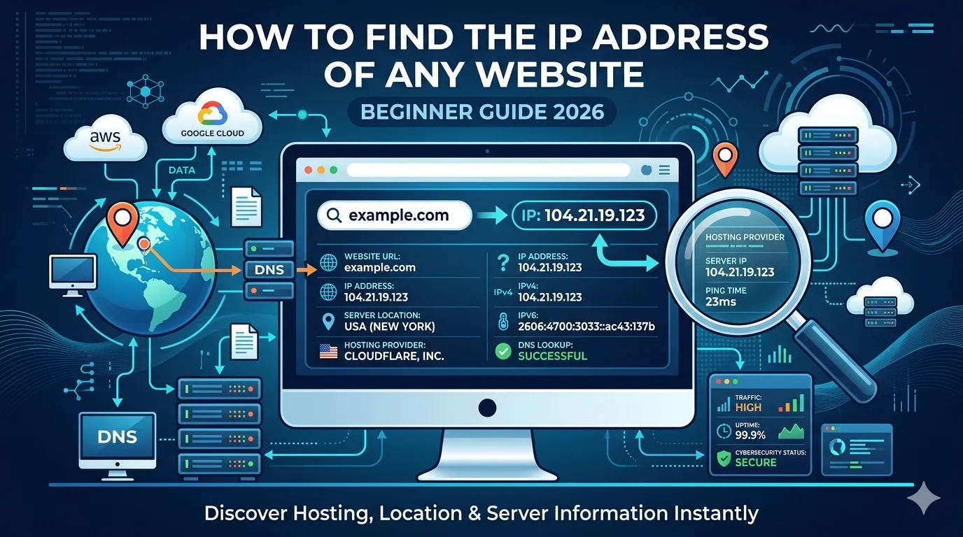 find IP address of website