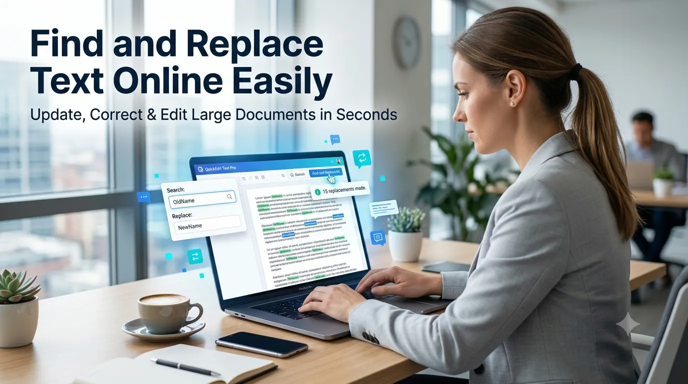 find and replace text online