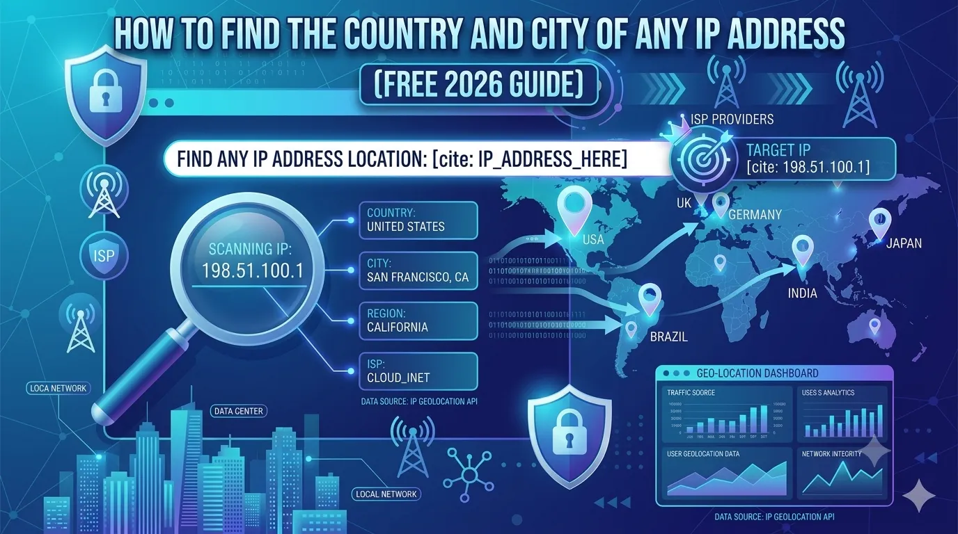 find country from IP address