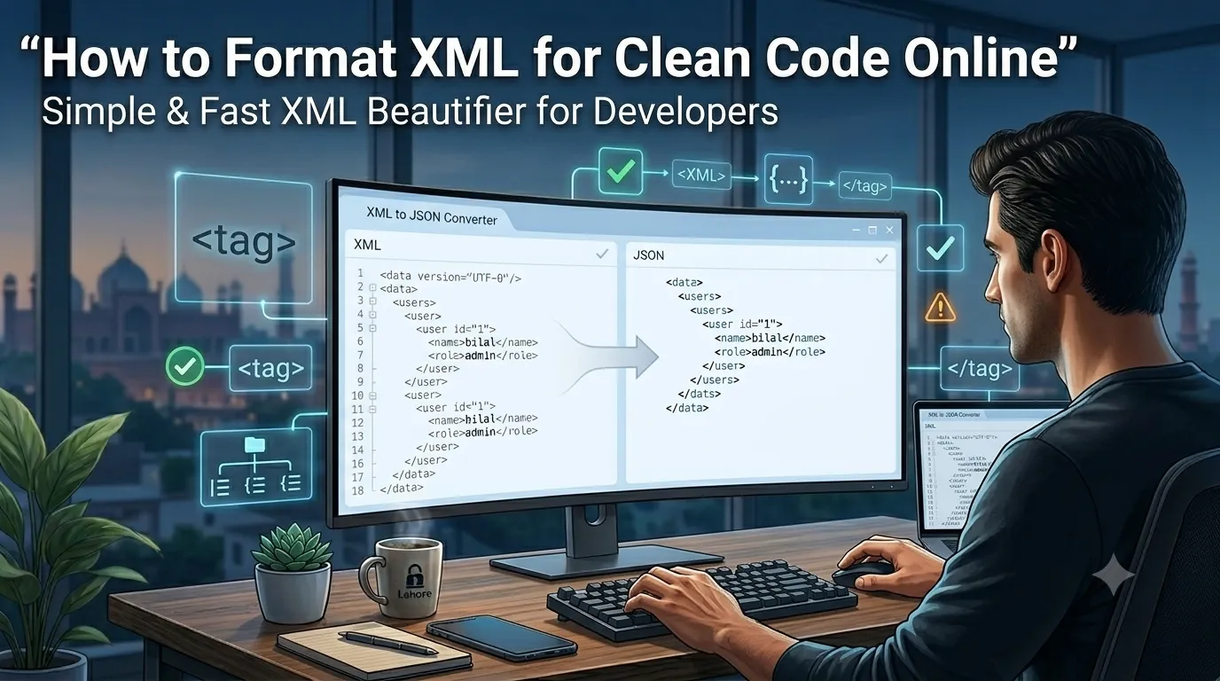 format XML for clean code