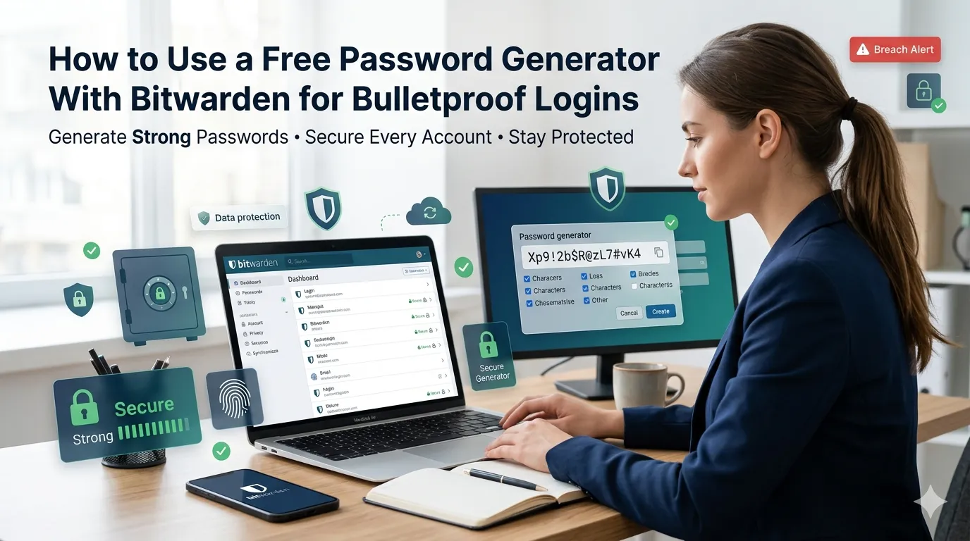 free password generator with Bitwarden