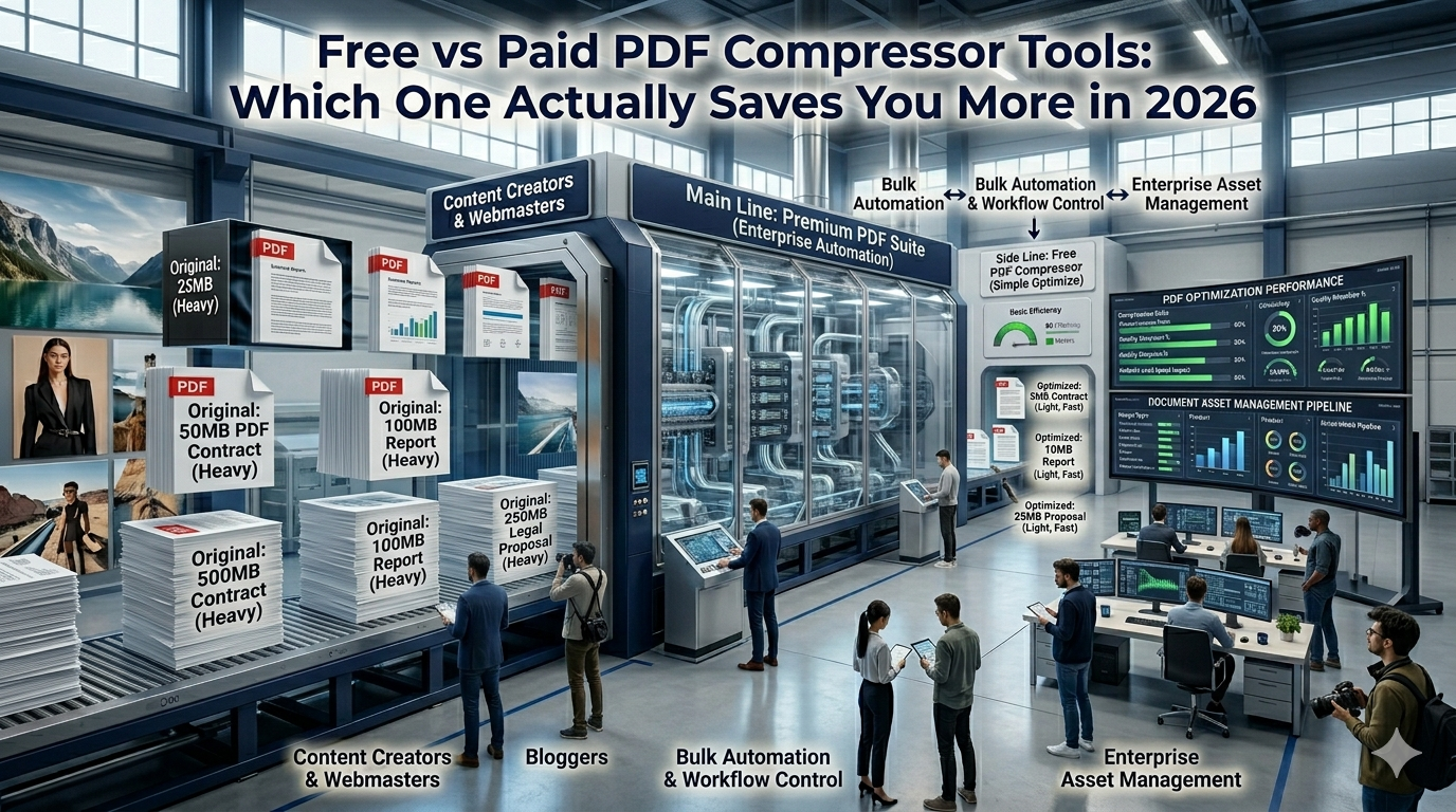 free vs paid PDF compressor