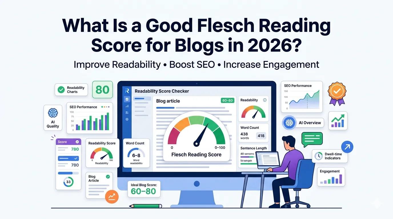 good Flesch reading score