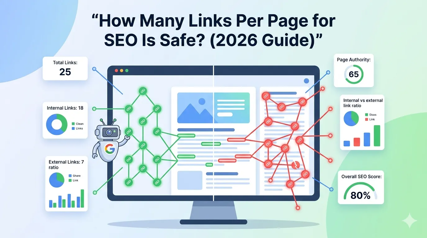 how many links per page for seo