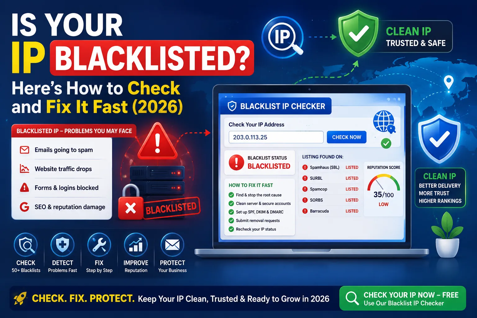 is IP blacklisted
