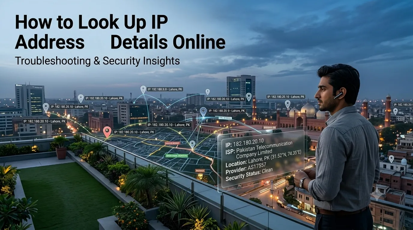 look up IP address details