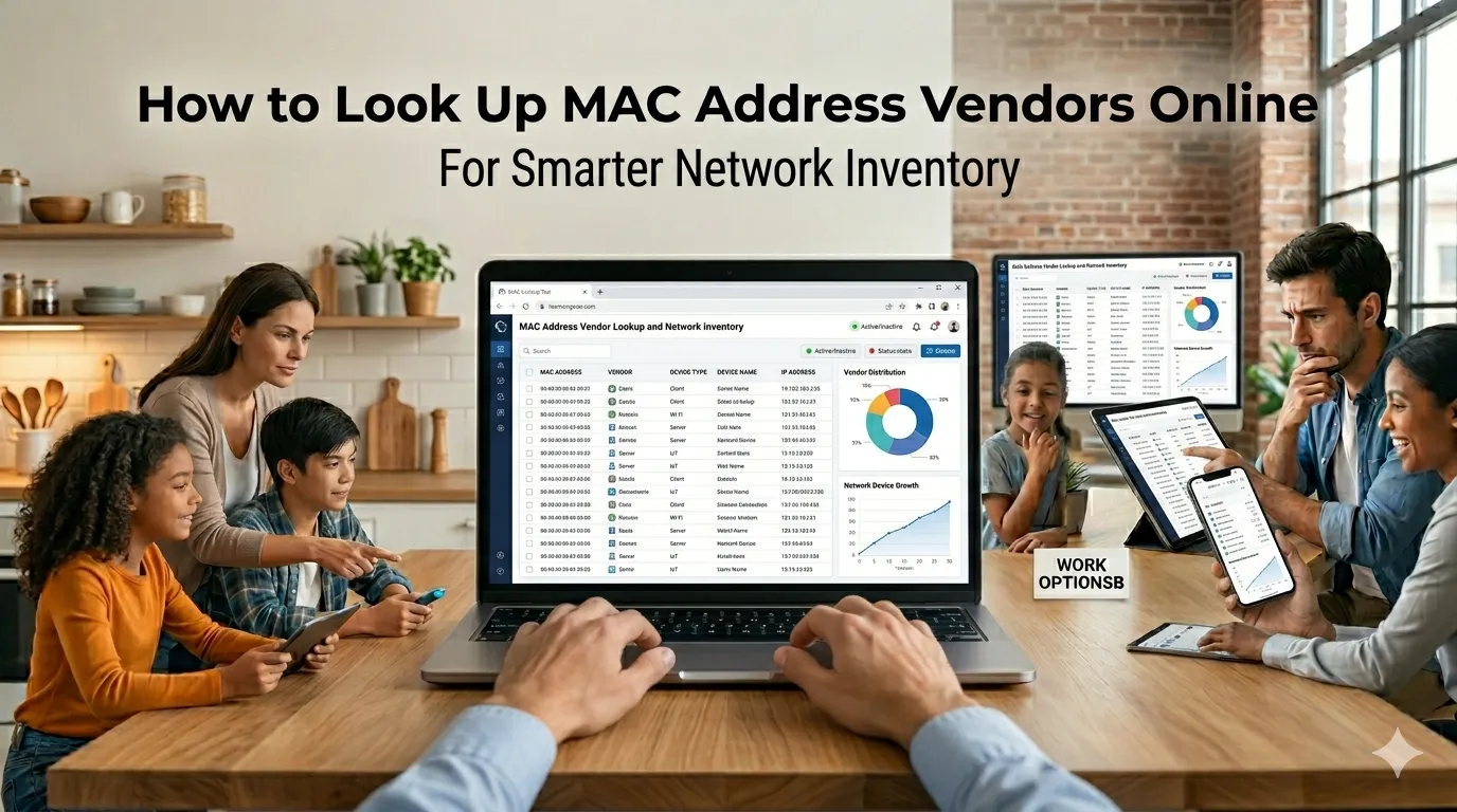 look up MAC address vendors