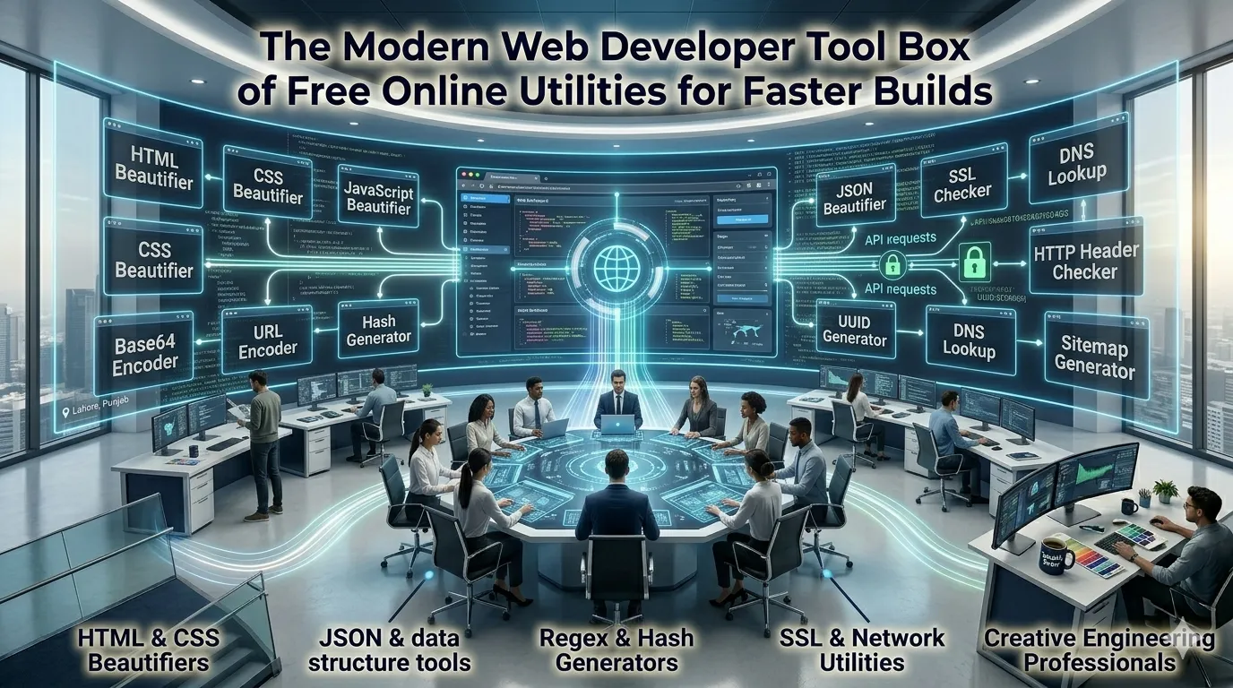 modern web developer tool box