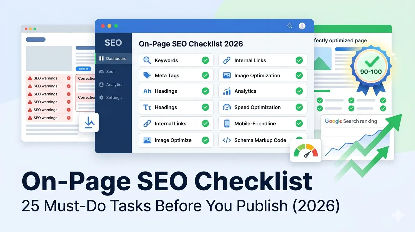 on-page SEO checklist