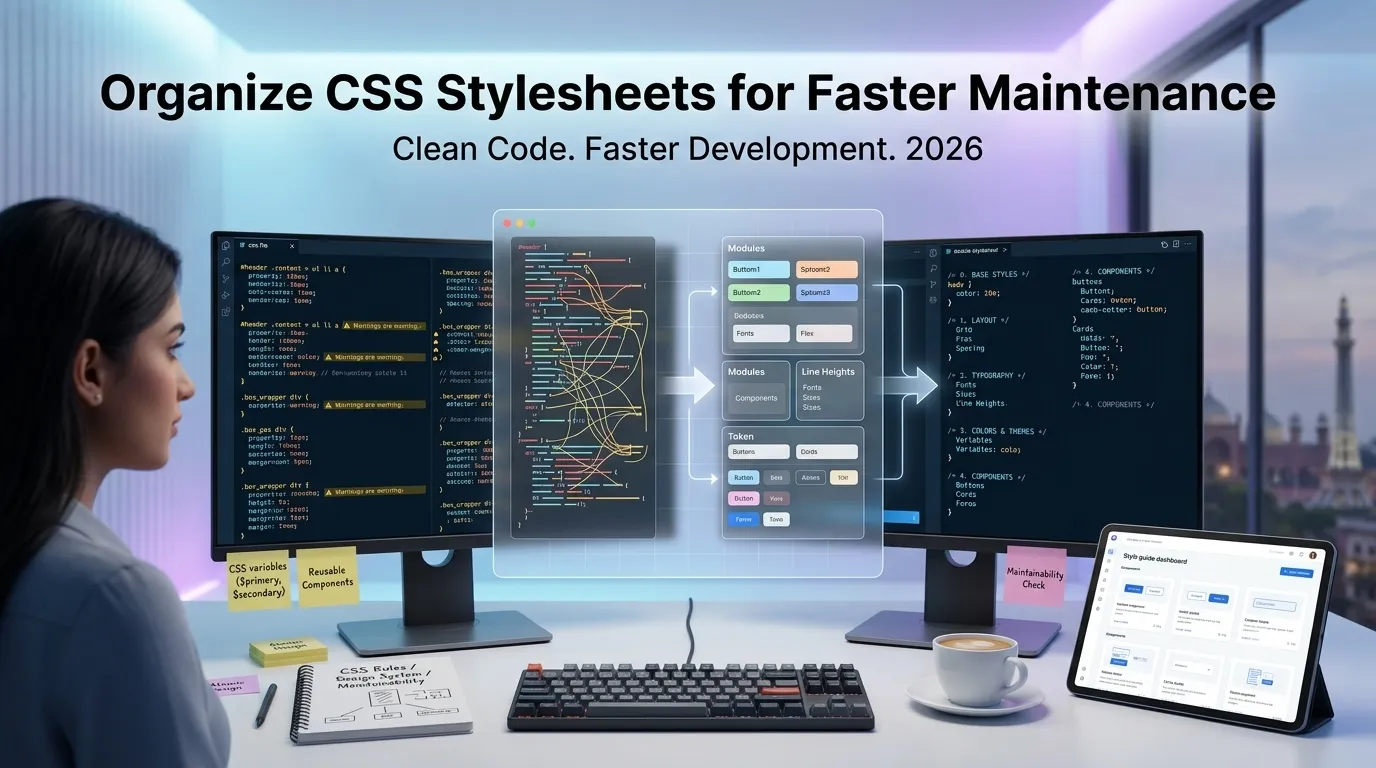 organize CSS stylesheets