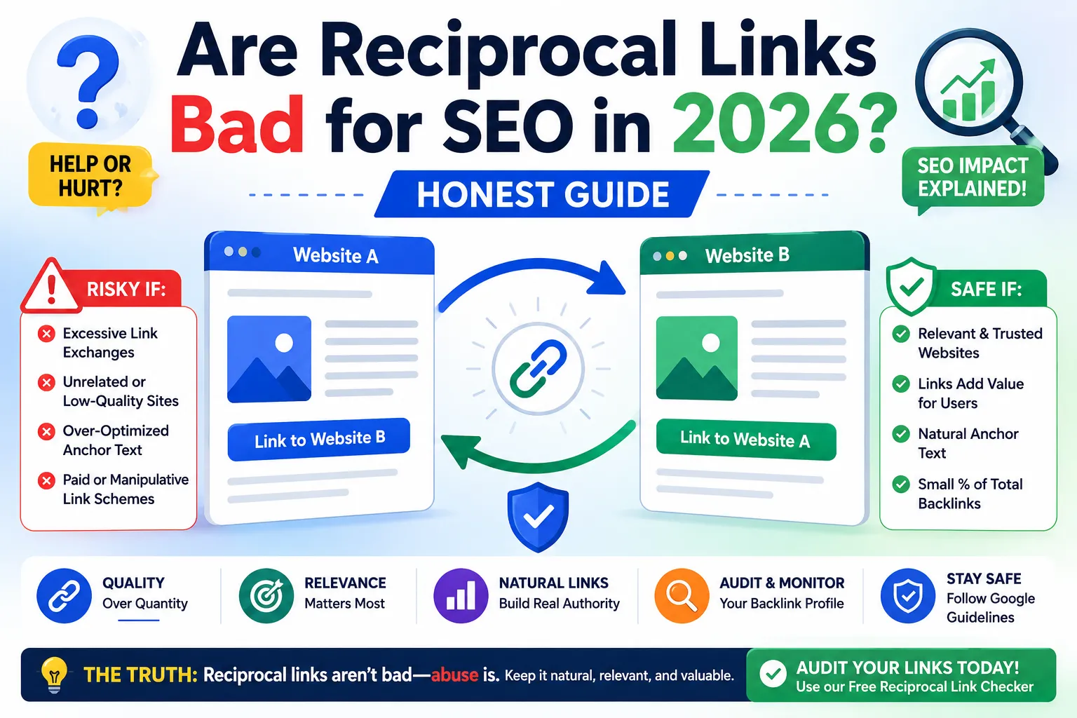 reciprocal links bad for SEO