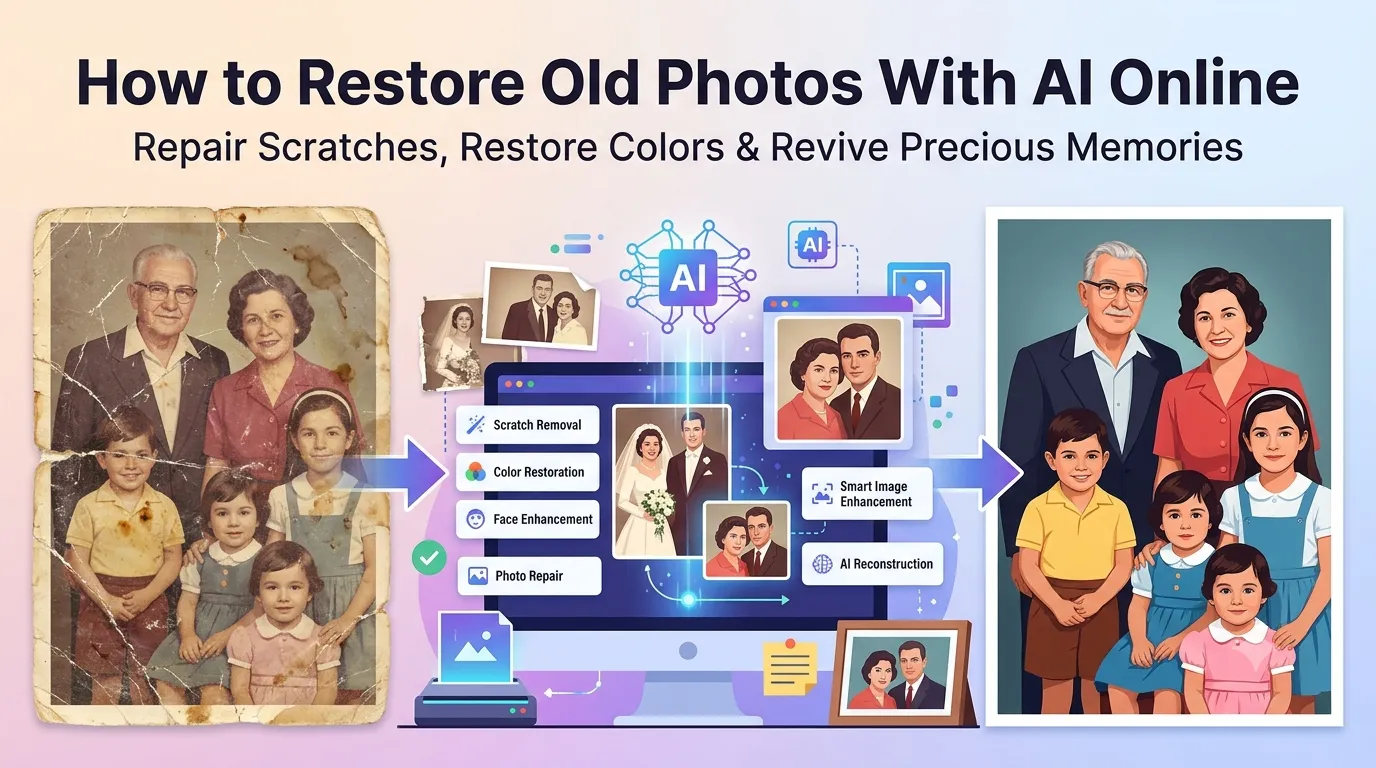 restore old photos with AI