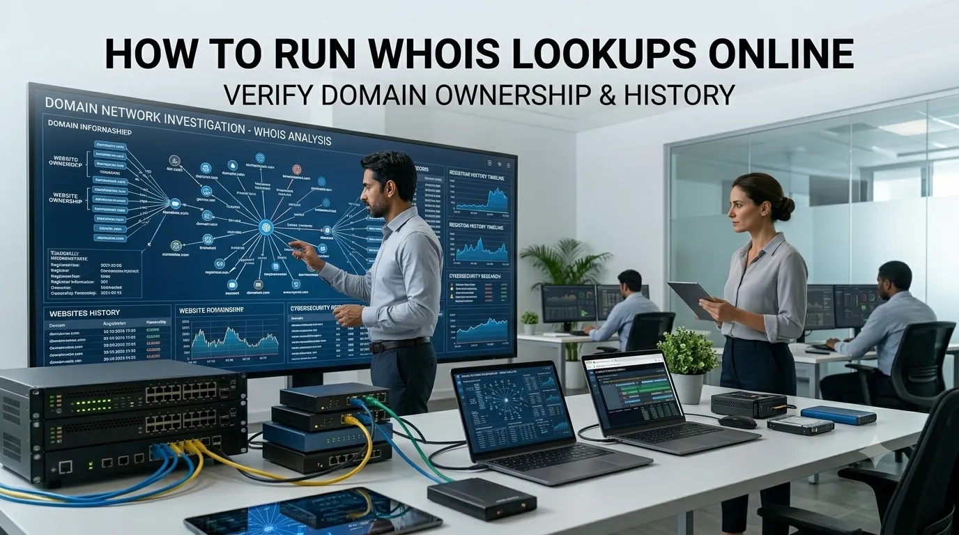 run Whois lookups online