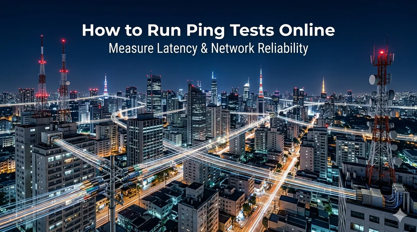 run ping tests online