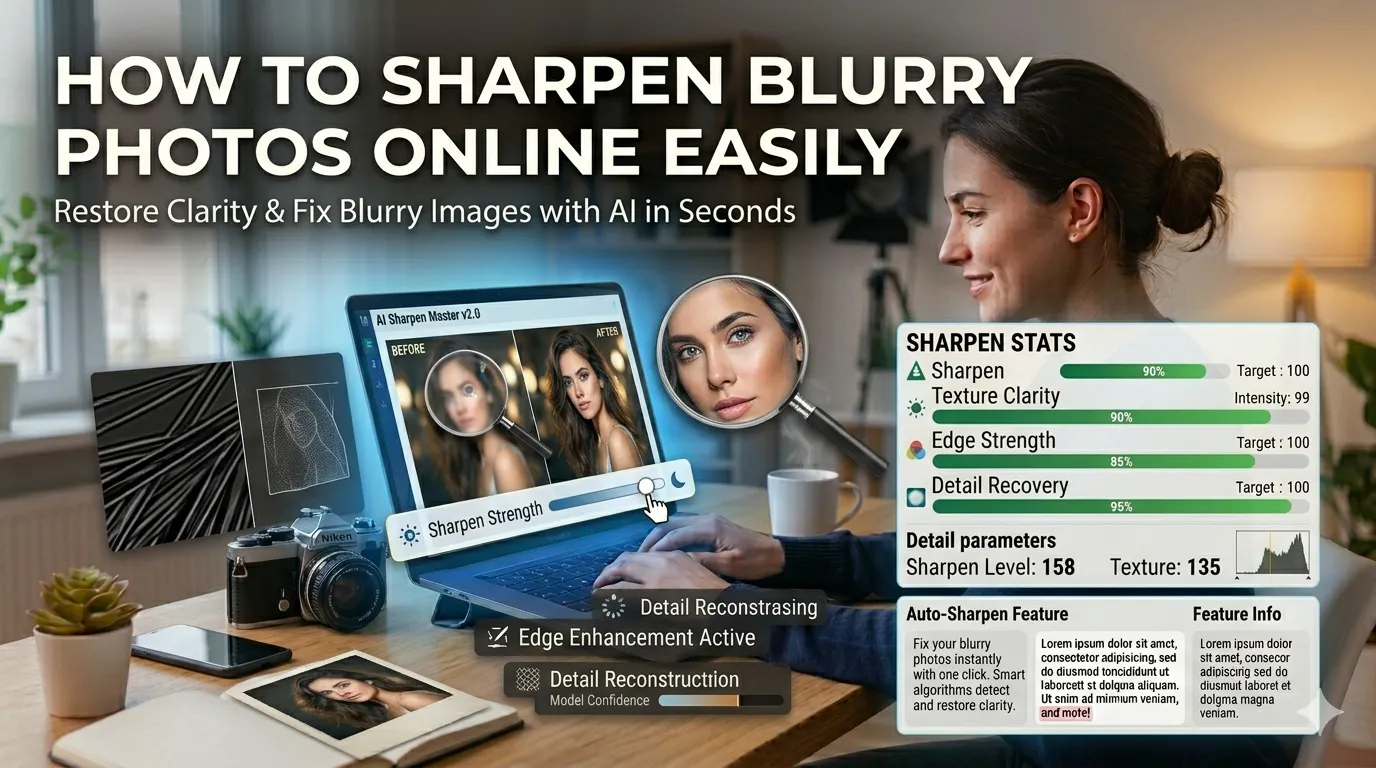 sharpen blurry photos