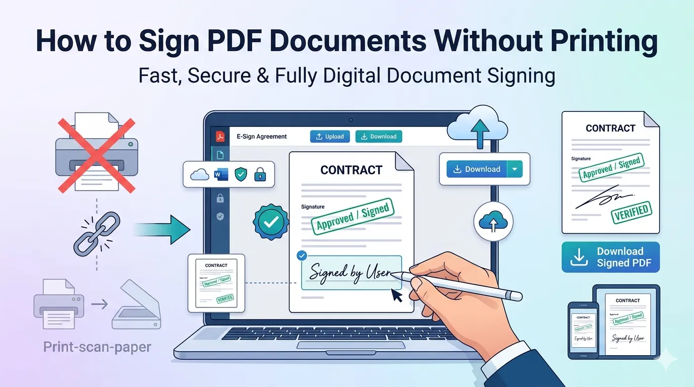 sign PDF documents without printing