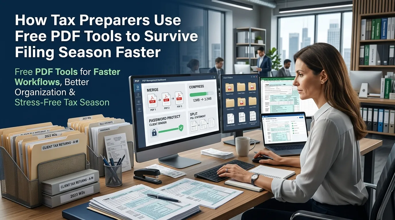 tax preparers free PDF tools