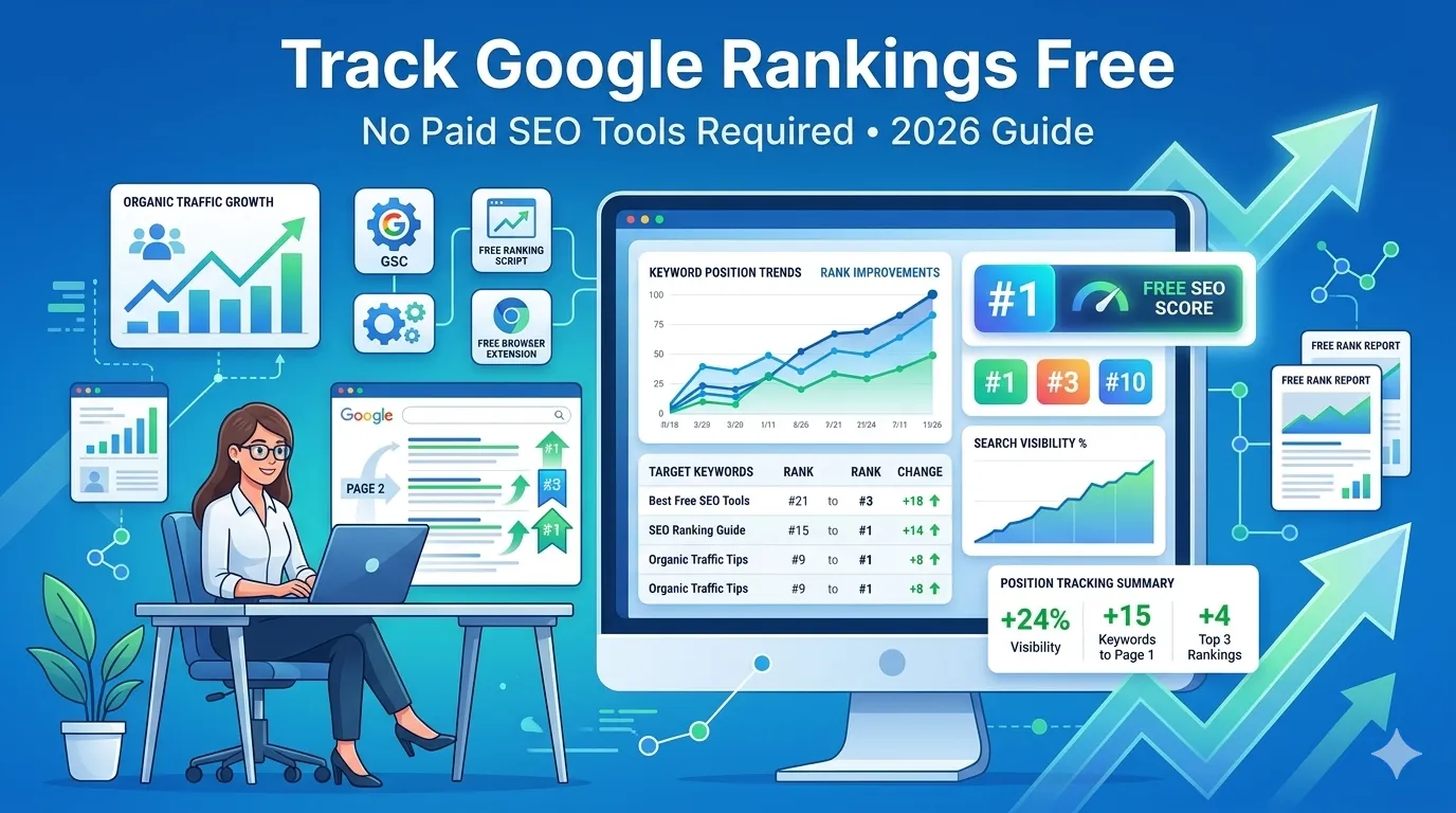 track Google rankings free
