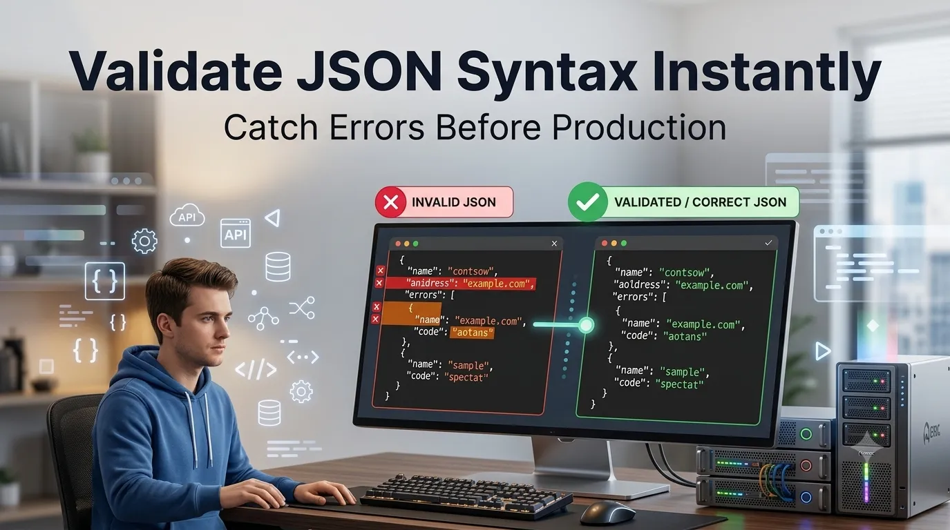 validate JSON syntax